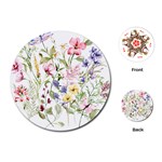 bunch of flowers Playing Cards Single Design (Round)
