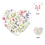 bunch of flowers Playing Cards Single Design (Heart)