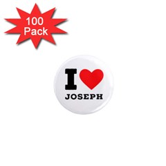 I Love Joseph 1  Mini Magnets (100 Pack)  by ilovewhateva