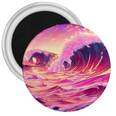 Wave Waves Ocean Sea 3  Magnets