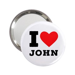 I Love John 2 25  Handbag Mirrors by ilovewhateva