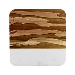 Colorful Background Marble Wood Coaster (square) by Semog4