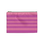 Pink Stripes Striped Design Pattern Cosmetic Bag (Medium)