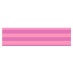 Pink Stripes Striped Design Pattern Oblong Satin Scarf (16  x 60 )