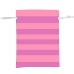 Pink Stripes Striped Design Pattern Lightweight Drawstring Pouch (xl) by Semog4