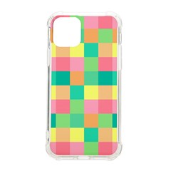 Checkerboard-pastel-squares- Iphone 11 Pro 5 8 Inch Tpu Uv Print Case by Semog4