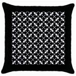 Abstract-background-arrow Throw Pillow Case (Black)