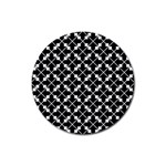 Abstract-background-arrow Rubber Round Coaster (4 pack)