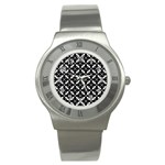 Abstract-background-arrow Stainless Steel Watch