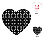 Abstract-background-arrow Playing Cards Single Design (Heart)