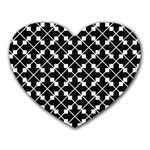 Abstract-background-arrow Heart Mousepad