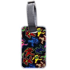 Grateful Dead Pattern Luggage Tag (two Sides) by Semog4