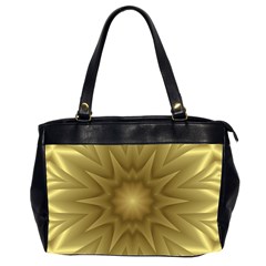 Background Pattern Golden Yellow Oversize Office Handbag (2 Sides) by Semog4