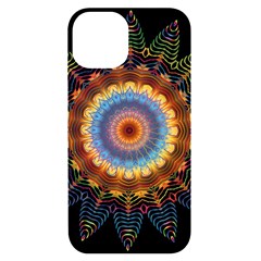 Colorful Prismatic Chromatic Iphone 14 Black Uv Print Case by Semog4