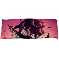 Ship Pirate Adventure Landscape Ocean Sun Heaven Body Pillow Case (dakimakura) by Semog4