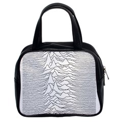 Joy Division Unknown Pleasures Post Punk Classic Handbag (two Sides) by Salman4z