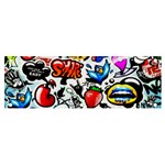 Graffiti Art Cartoon Comic Banner and Sign 6  x 2  Front