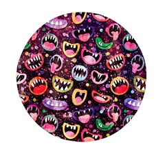Funny Monster Mouths Mini Round Pill Box (pack Of 3)