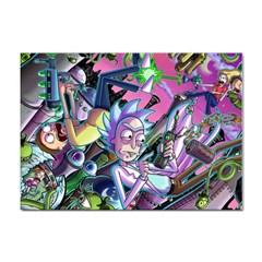 Rick And Morty Time Travel Ultra Sticker A4 (10 Pack) by Salman4z