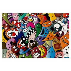 Cartoon Explosion Cartoon Characters Funny Banner And Sign 6  X 4  by Salman4z
