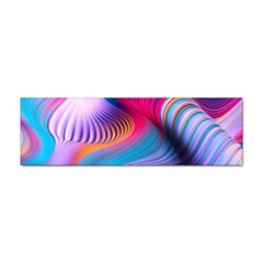 Colorful 3d Waves Creative Wave Waves Wavy Background Texture Sticker Bumper (100 Pack) by Salman4z