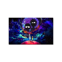 Rick And Morty In Outer Space Sticker Rectangular (10 Pack) by Salman4z