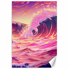 Waves Ocean Sea Tsunami Nautical 5 Canvas 20  X 30  by Jancukart