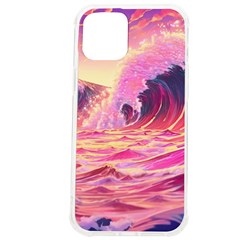 Waves Ocean Sea Tsunami Nautical 5 Iphone 12 Pro Max Tpu Uv Print Case by Jancukart