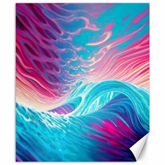 Tsunami Waves Ocean Sea Nautical Nature Water 6 Canvas 8  X 10  by Jancukart