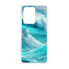 Tsunami Waves Ocean Sea Nautical Nature Water Tidal Samsung Galaxy S20 Ultra 6 9 Inch Tpu Uv Case by Jancukart