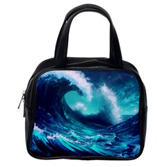 Tsunami Tidal Wave Ocean Waves Sea Nature Water Classic Handbag (one Side) by Jancukart