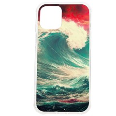 Storm Tsunami Waves Ocean Sea Nautical Nature 2 Iphone 12 Pro Max Tpu Uv Print Case by Jancukart