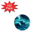 Thunderstorm Tsunami Tidal Wave Ocean Waves Sea 1  Mini Magnets (100 pack)  Front