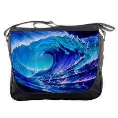 Tsunami Tidal Wave Ocean Waves Sea Nature Water 2 Messenger Bag by Jancukart