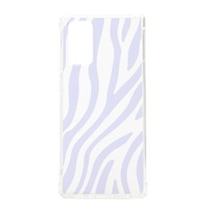 Grey Zebra Vibes Animal Print  Samsung Galaxy Note 20 Tpu Uv Case by ConteMonfrey