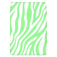 Green Zebra Vibes Animal Print  Removable Flap Cover (l) by ConteMonfrey