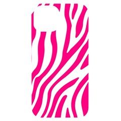 Pink Fucsia Zebra Vibes Animal Print Iphone 14 Black Uv Print Case by ConteMonfrey