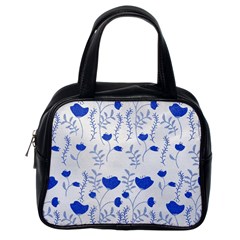 Blue Classy Tulips Classic Handbag (one Side) by ConteMonfrey