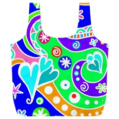 Crazy Pop Art - Doodle Lover   Full Print Recycle Bag (xxl) by ConteMonfrey