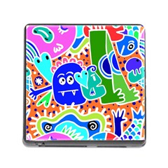 Crazy Pop Art - Doodle Buddies  Memory Card Reader (square 5 Slot)
