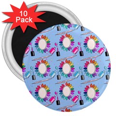 Manicure 3  Magnets (10 Pack) 