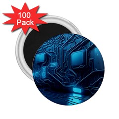 Technology Modern 2 25  Magnets (100 Pack)  by Simbadda