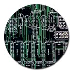 Printed Circuit Board Circuits Round Mousepad