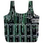 Printed Circuit Board Circuits Full Print Recycle Bag (XXL)