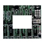 Printed Circuit Board Circuits White Wall Photo Frame 5  x 7 
