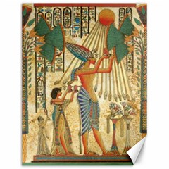 Egyptian Man Sun God Ra Amun Canvas 12  X 16  by Celenk