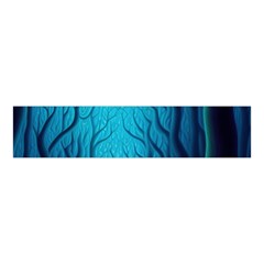 Blue Forrest Jungle,tree Trees Nature Landscape Velvet Scrunchie by Uceng