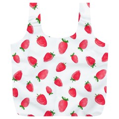 Strawberry Full Print Recycle Bag (xl) by SychEva