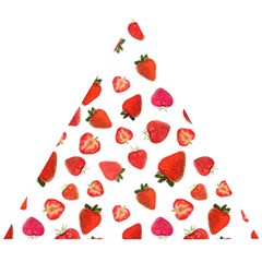 Strawberries Wooden Puzzle Triangle by SychEva