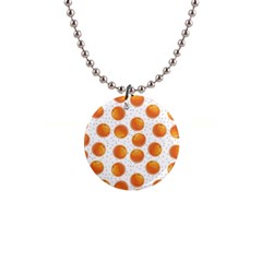 Orange 1  Button Necklace by SychEva